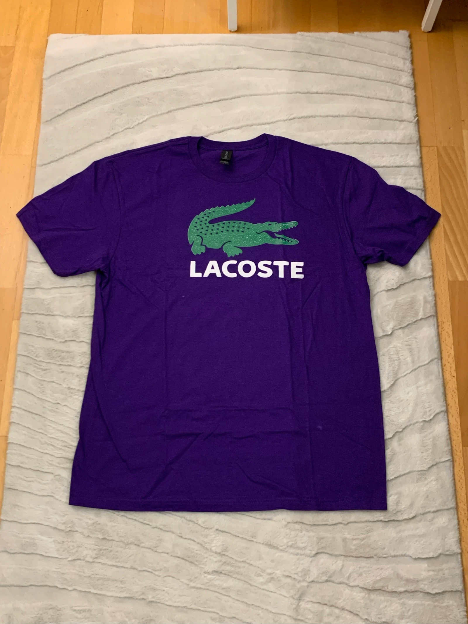 Lacoste Men’s T-Shirt Size L – Classic Logo – Excellent Condition